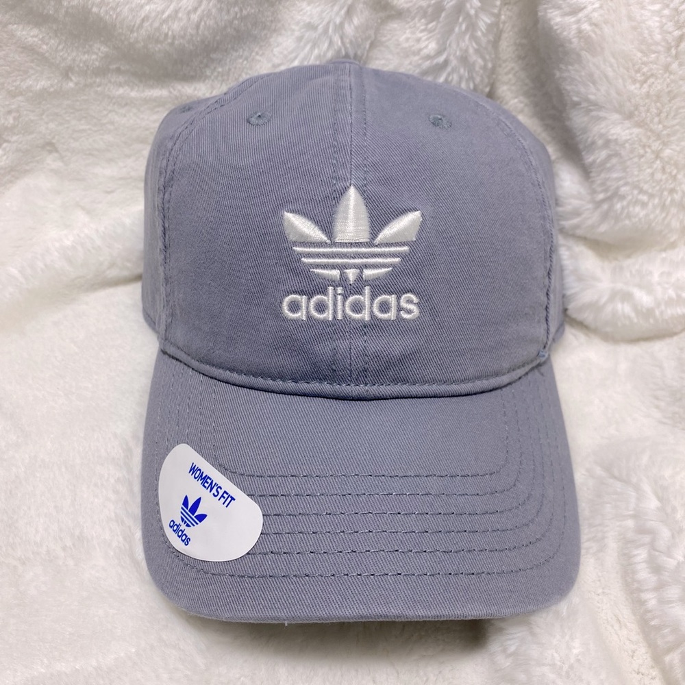 adidas Originals Relaxed Strapback Cap Grey/White